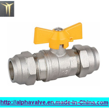 Dzr602 Brass Ball Valve with The Butterfly Handle (a. 0120)